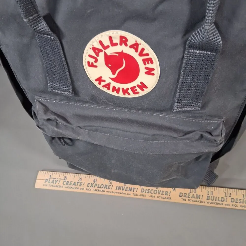 Fjallraven Kanken Backpack Graphite Grey Water Resistant Daypack 16L 23510